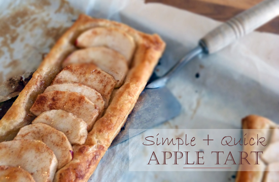 Post image for Simple & Quick Apple Tart