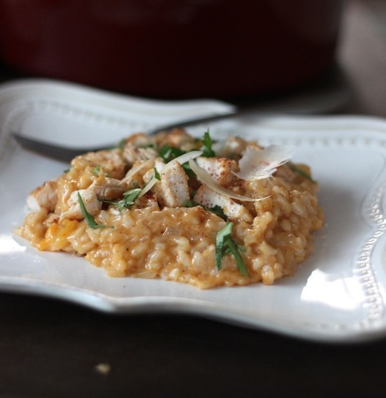 Cheddar Chicken Risotto