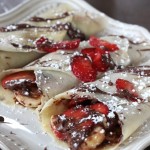 Thumbnail image for Crepes stuffed with Bananas, Strawberries and Nutella