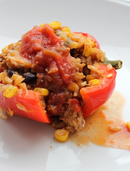 Enchilada Stuffed Peppers