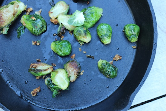 Skilletbrusselsprouts