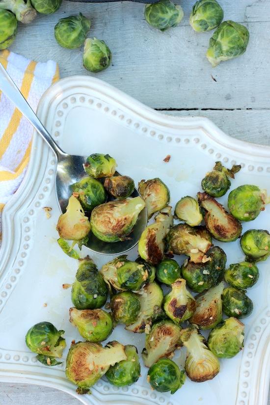 Spicy Garlic Brussel Sprouts