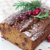 Chocolate Chip Gingerbread Loaf